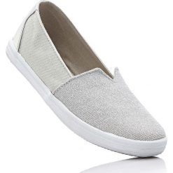 Buty sportowe damskie: Buty sportowe wsuwane bonprix srebrny