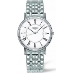 LONGINES Présence L4.790.4.11.6. Szare zegarki męskie LONGINES, ze stali. Za 3690,00 zł.