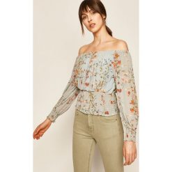 Medicine - Bluzka Boho Breeze. Czarne bluzki damskie MEDICINE, s, w kwiaty, z poliesteru, boho, bez kołnierzyka, z długim rękawem. W wyprzedaży za 99,90 zł.