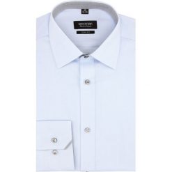Koszule męskie: koszula bexley 2662 długi rękaw slim fit niebieski