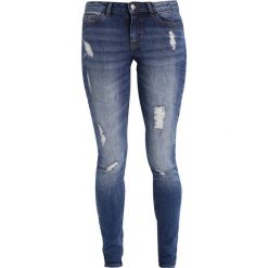 JDY JDYSKINNY FLORA Jeansy Slim Fit medium blue. Niebieskie jeansy damskie relaxed fit marki JDY, z bawełny. Za 149,00 zł.