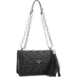 Torebka GUESS - HWSANS L8321 BST. Czarne torebki klasyczne damskie Guess, z aplikacjami, ze skóry. Za 1049,00 zł.