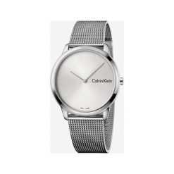Calvin Klein Minimal Zegarek Srebrny. Szare zegarki damskie Calvin Klein, srebrne. Za 1015,95 zł.
