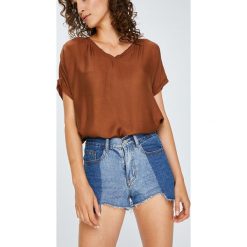 Answear - Szorty Boho Bandit. Niebieskie szorty jeansowe damskie marki ANSWEAR, s, casualowe, z podwyższonym stanem. W wyprzedaży za 59,90 zł.