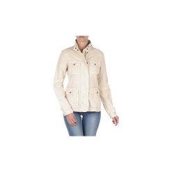 Kurtki krótkie Gant COTTON LINEN 4PKT JACKET. Brązowe kurtki damskie GANT, s, bez wzorów, krótkie, bez kaptura. Za 1447,20 zł.