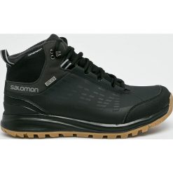 Salomon - Buty Kaipo CS Wp 2. Czarne buty trekkingowe męskie marki Salomon, z materiału, na sznurówki, outdoorowe. W wyprzedaży za 399,90 zł.