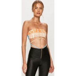LaBellaMafia - Top. Niebieskie topy damskie LABELLAMAFIA, s, bez wzorów, z elastanu, bez kołnierzyka. Za 119,90 zł.