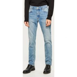 Jeansy slim fit - Selvedge Denim - Niebieski. Niebieskie jeansy męskie regular Reserved. Za 169,99 zł.