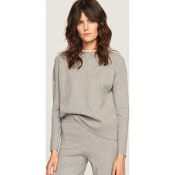 Sweter ze stójką - Jasny szar. Szare swetry damskie Reserved, s, bez wzorów, bez rękawów, bez kaptura. W wyprzedaży za 49,99 zł.