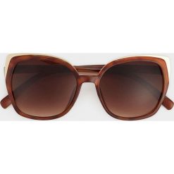 Parfois - Okulary. Pomarańczowe okulary przeciwsłoneczne damskie Parfois, owalne. Za 59,90 zł.