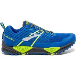 Buty Brooks Cascadia 13 M Niebieskie. Niebieskie buty sportowe męskie Brooks, z materiału, z paskami, do biegania. Za 469,99 zł.