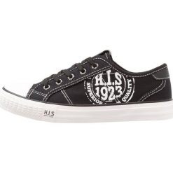 Trampki damskie slip on: H.I.S Tenisówki i Trampki black/white