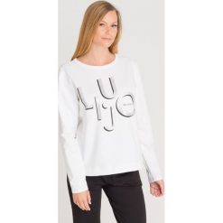 BLUZA LIU JO. Białe bluzy damskie s, z nadrukiem, z elastanu. Za 335,00 zł.