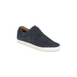 Buty Base London KEEL. Niebieskie trampki męskie marki Base London, bez wzorów, bez zapięcia. Za 279,20 zł.