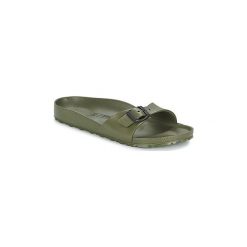 Klapki Birkenstock MADRID EVA. Zielone klapki damskie Birkenstock, bez wzorów, bez obcasa. Za 127,20 zł.