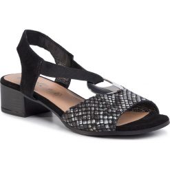 Sandały GO SOFT - EST-RED-03 Black. Czarne klapki damskie GO SOFT, bez wzorów, ze skóry, bez obcasa. Za 129,99 zł.