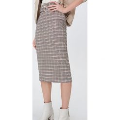 Spódnica midi z paskiem - Wielobarwny. Spódniczki damskie Sinsay, s, bez wzorów, midi. W wyprzedaży za 41,99 zł.