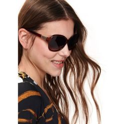 Okulary przeciwsłoneczne damskie. Pomarańczowe okulary przeciwsłoneczne damskie Top Secret, eleganckie. W wyprzedaży za 24,99 zł.