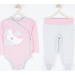 Komplet. Szare bielizna dziewczęca marki SET UNDERWEAR, z bawełny. Za 59,90 zł.