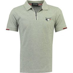 Koszulka polo "Klero" w kolorze jasnoszarym. Szare koszulki męskie Stone Goose, m, z haftami, z bawełny, bez rękawów. W wyprzedaży za 98,95 zł.