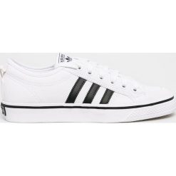 Adidas Originals - Tenisówki Nizza. Białe trampki i tenisówki damskie adidas Originals, bez wzorów, z gumy, na sznurówki. W wyprzedaży za 219,90 zł.