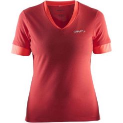 Craft Koszulka Rowerowa Escape W Red M. Czerwone bluzki sportowe damskie marki Craft, m, z bawełny, z krótkim rękawem. W wyprzedaży za 149,00 zł.