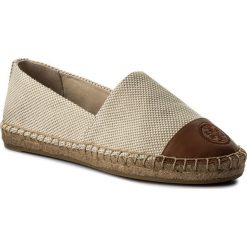 Tomsy damskie: Espadryle TORY BURCH – Color Block Flat Espadrille 47016 Perfect Sand/Perfect Cuoio 241