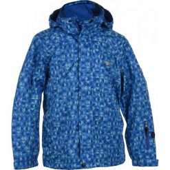 Kurtki chłopięce przeciwdeszczowe: BEJO Kurtka NAIM JR BY-TEX 3 000 BLUE TRIANGLES PRINT 152