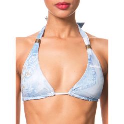 Topy sportowe damskie: Dwustronny top bikini w kolorze błękitno-białym