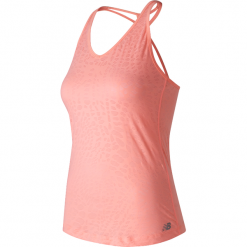 Koszulka do biegania damska NEW BALANCE FASHION TANK / WT71105BES. Bluzki damskie New Balance, bez wzorów, bez kołnierzyka. Za 89,99 zł.
