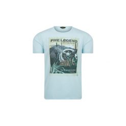 T-shirty z krótkim rękawem Pme Legend Plane Tee Sky Blue. Niebieskie t-shirty męskie Pme Legend, xl, bez wzorów, bez kołnierzyka, krótkie. Za 100,90 zł.