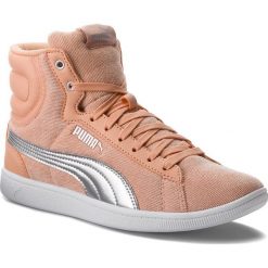 Sneakersy PUMA - Vikky Mid Cord 366813 02 Dusty Coral/Puma Silver. Różowe półbuty damskie Puma, ze skóry ekologicznej. W wyprzedaży za 199,99 zł.