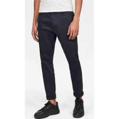 G-Star Raw - Spodnie. Brązowe spodnie męskie G-Star RAW, bez wzorów, z tkaniny, retro. W wyprzedaży za 379,90 zł.