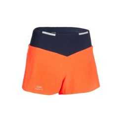 Spodenki lekkoatletyczne damskie. Czerwone spodenki sportowe damskie marki KALENJI, xl, bez wzorów, z elastanu, na fitness i siłownię. Za 69,99 zł.