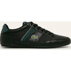 Lacoste - Buty. Czarne buty sportowe męskie Lacoste, z gumy, na sznurówki. W wyprzedaży za 399,90 zł.