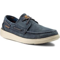 Derby męskie: Półbuty SKECHERS - Melec 64644/NVY Navy