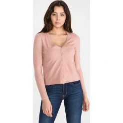 Vero Moda Happy Sweter Beżowy. Brązowe bluzy damskie Vero Moda, l, bez wzorów, z poliesteru, bez rękawów, bez kaptura. Za 109,95 zł.
