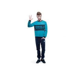 Logo Sweatshirt (Turquoise). Niebieskie bluzy męskie OKUAKU, xxl, z nadrukiem, z bawełny. Za 167,40 zł.