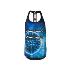 BLUZKA HOROSCOPE - AQUARIUS. Szare bluzki sportowe damskie marki Feelj!, z dzianiny. Za 129,00 zł.