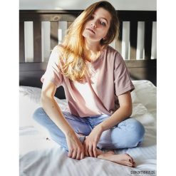 RITA PUDROWY T-shirt. T-shirty damskie Pakamera, bez wzorów, z bawełny, bez kołnierzyka. Za 159,00 zł.