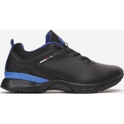 Czarno-Niebieskie Buty Sportowe Turnbull. Czarne buty sportowe męskie Born2be, bez zapięcia. W wyprzedaży za 119,99 zł.