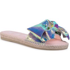 Espadryle MANEBI - Sandals With Bow F 8.9 J0 Solar. Espadryle damskie Manebi, bez wzorów, ze skóry ekologicznej, bez obcasa. W wyprzedaży za 409,00 zł.