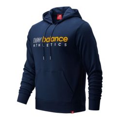 NEW BALANCE > MT01524NGO. Bluzy męskie New Balance, xl, z napisami, z bawełny, street, z kapturem, bez rękawów, z kapturem. W wyprzedaży za 239,99 zł.