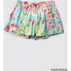 Spodenki do spania BOKSERKI damskie KWIATY. Piżamy damskie Pakamera, l, w kwiaty, z bawełny, bez rękawów. Za 79,00 zł.