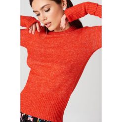 MbyM Sweter Ballerina Forever - Orange. Pomarańczowe swetry klasyczne damskie marki mbyM, z dzianiny. W wyprzedaży za 97,18 zł.