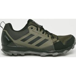 Adidas Performance - Buty Terrex Tracerocker Gtx. Zielone buty trekkingowe męskie marki adidas Performance, z materiału, na sznurówki, outdoorowe, gore-tex. Za 399,90 zł.