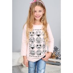 Bluzki dziewczęce: Bladoróżowa Bluzka NDZ7573
