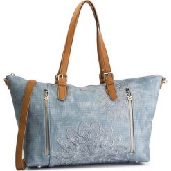 Torebka DESIGUAL - 19SAXPD5 5002. Niebieskie torebki klasyczne damskie Desigual, bez wzorów, ze skóry ekologicznej, klasyczne, na ramię, bez dodatków. W wyprzedaży za 189,00 zł.