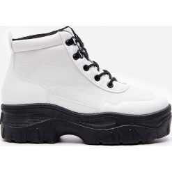 Buty trekkingowe na platformie - Biały. Buty trekkingowe damskie House. Za 99,99 zł.