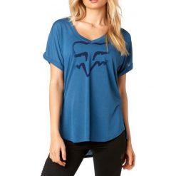 T-shirty damskie: FOX T-Shirt Damski Responded Xs Niebieski